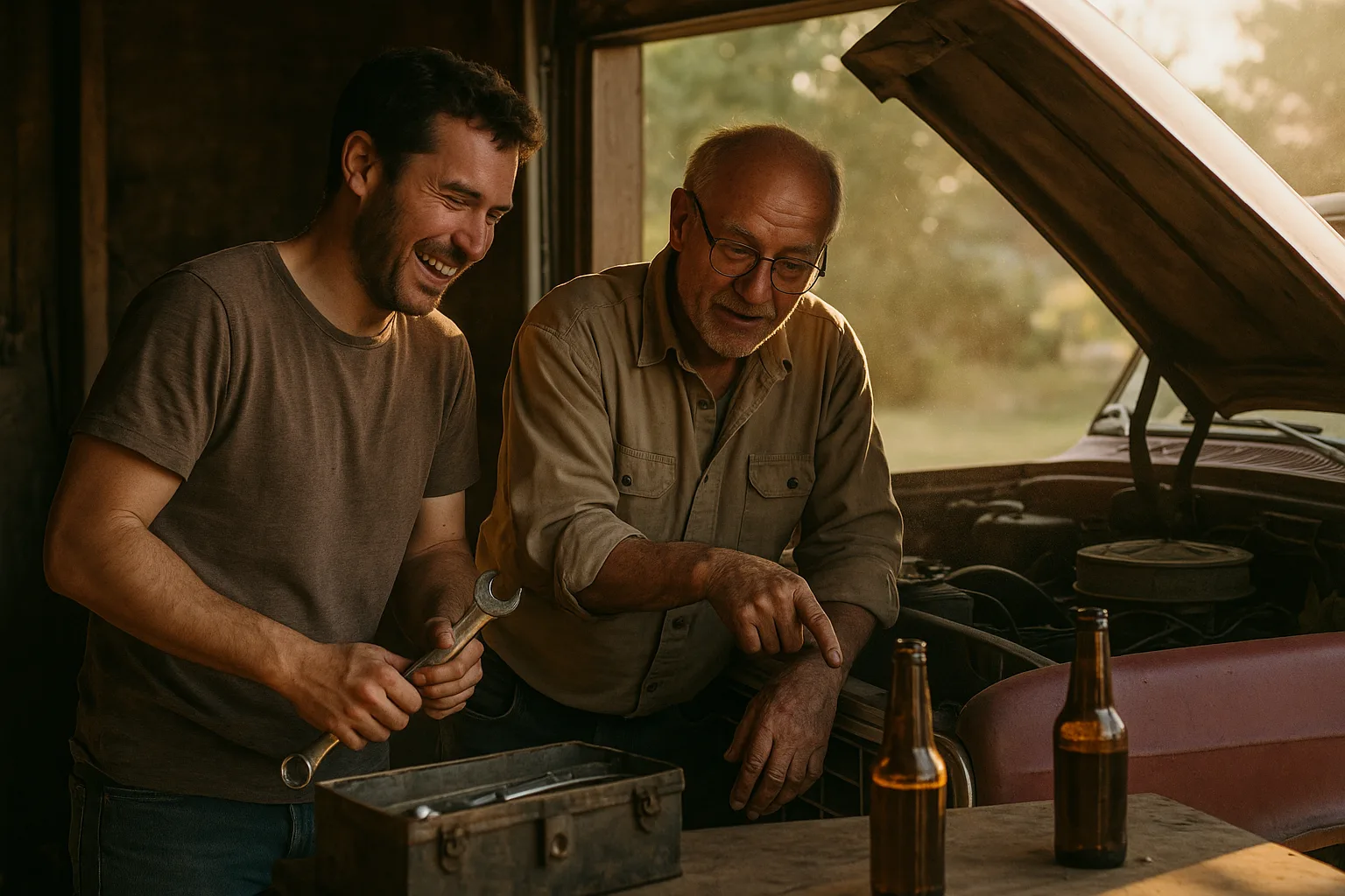 A Father's Day country song from a son about the dad who taught him everything without saying it out loud
